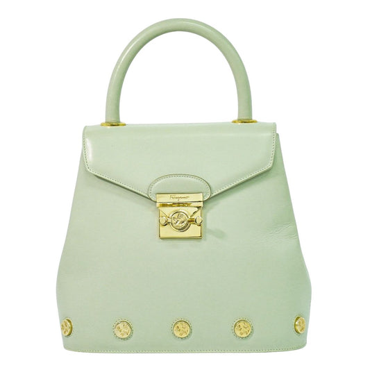 Salvatore Ferragamo ハンドバッグ ミントグリーン