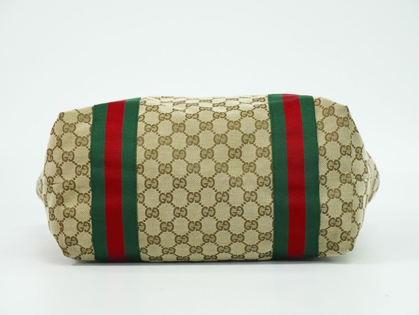 GUCCI シェリーライン GGキャンバス ショルダーバッグ ベージュ イエロー 211970