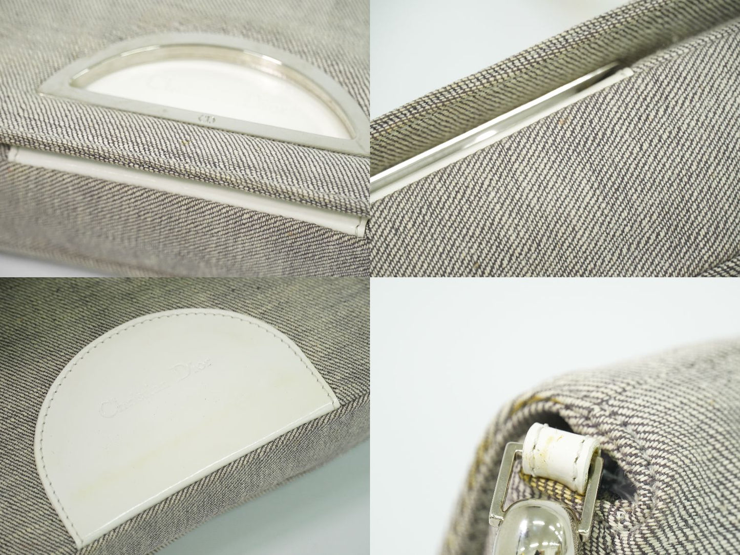 Christian Dior マリスパール ショルダーバッグ グレー