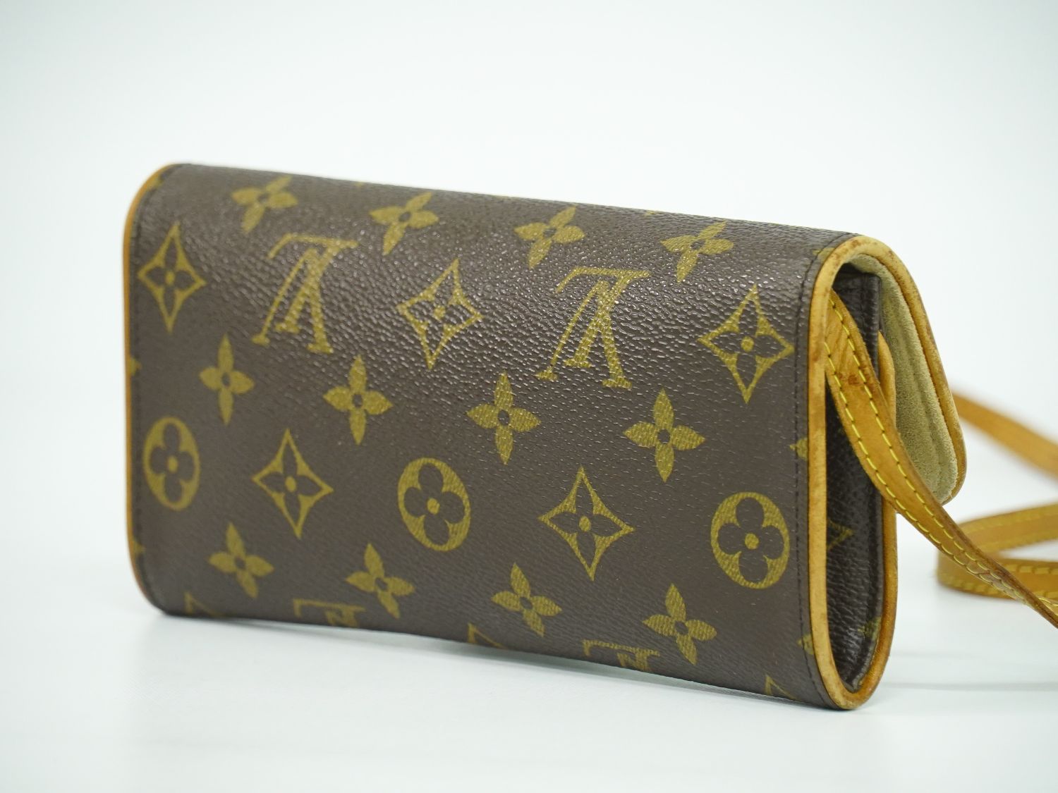 LOUIS VUITTON ポシェットツインPM モノグラム ショルダーバッグ 