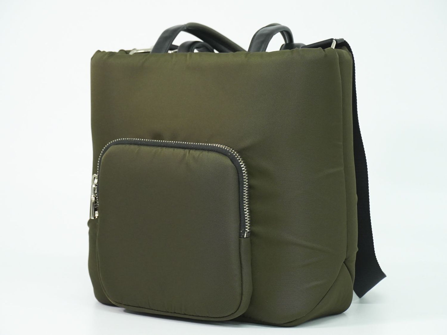 PRADA テスート ポケット 2WAY ショルダーバッグ カーキ 1BG273