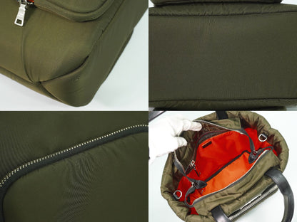 PRADA テスート ポケット 2WAY ショルダーバッグ カーキ 1BG273