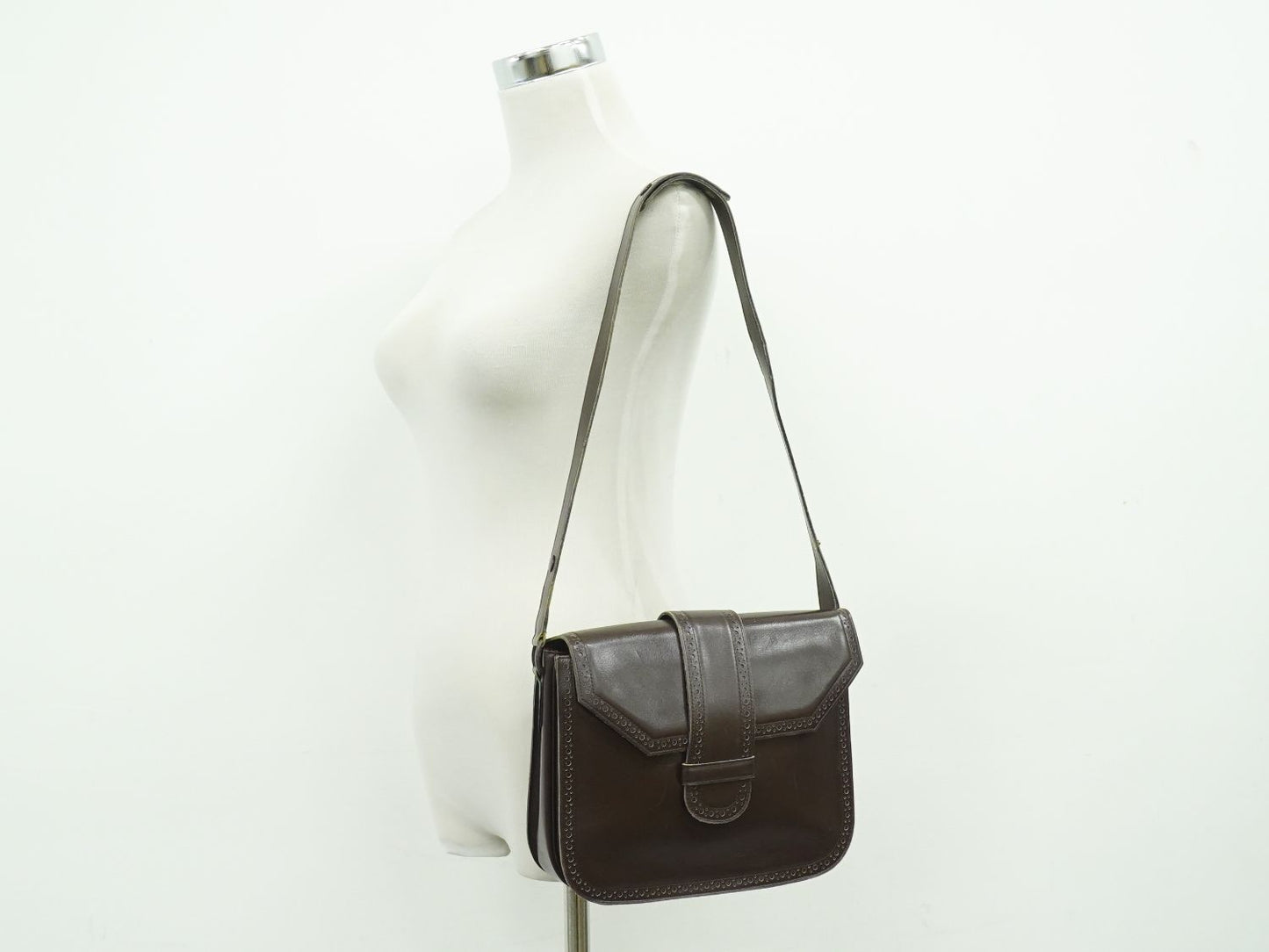 YVES SAINT LAURENT ショルダーバッグ ブラウン