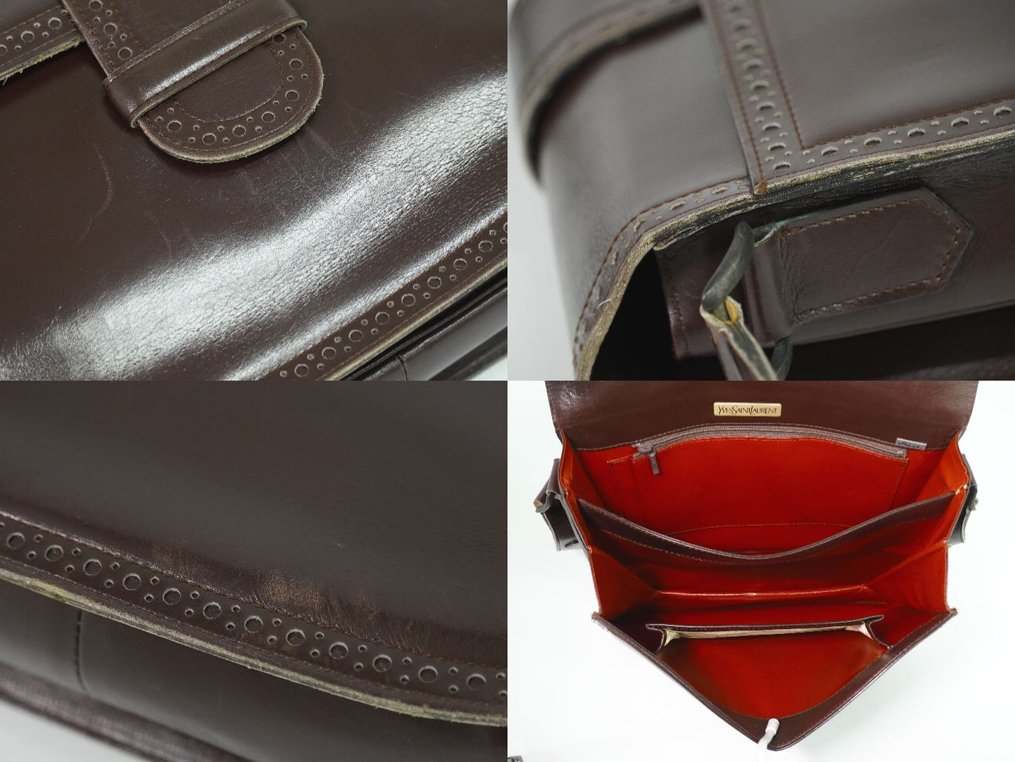 YVES SAINT LAURENT ショルダーバッグ ブラウン