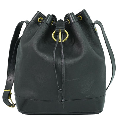 Christian Dior ハニカム柄 ショルダーバッグ ブラック