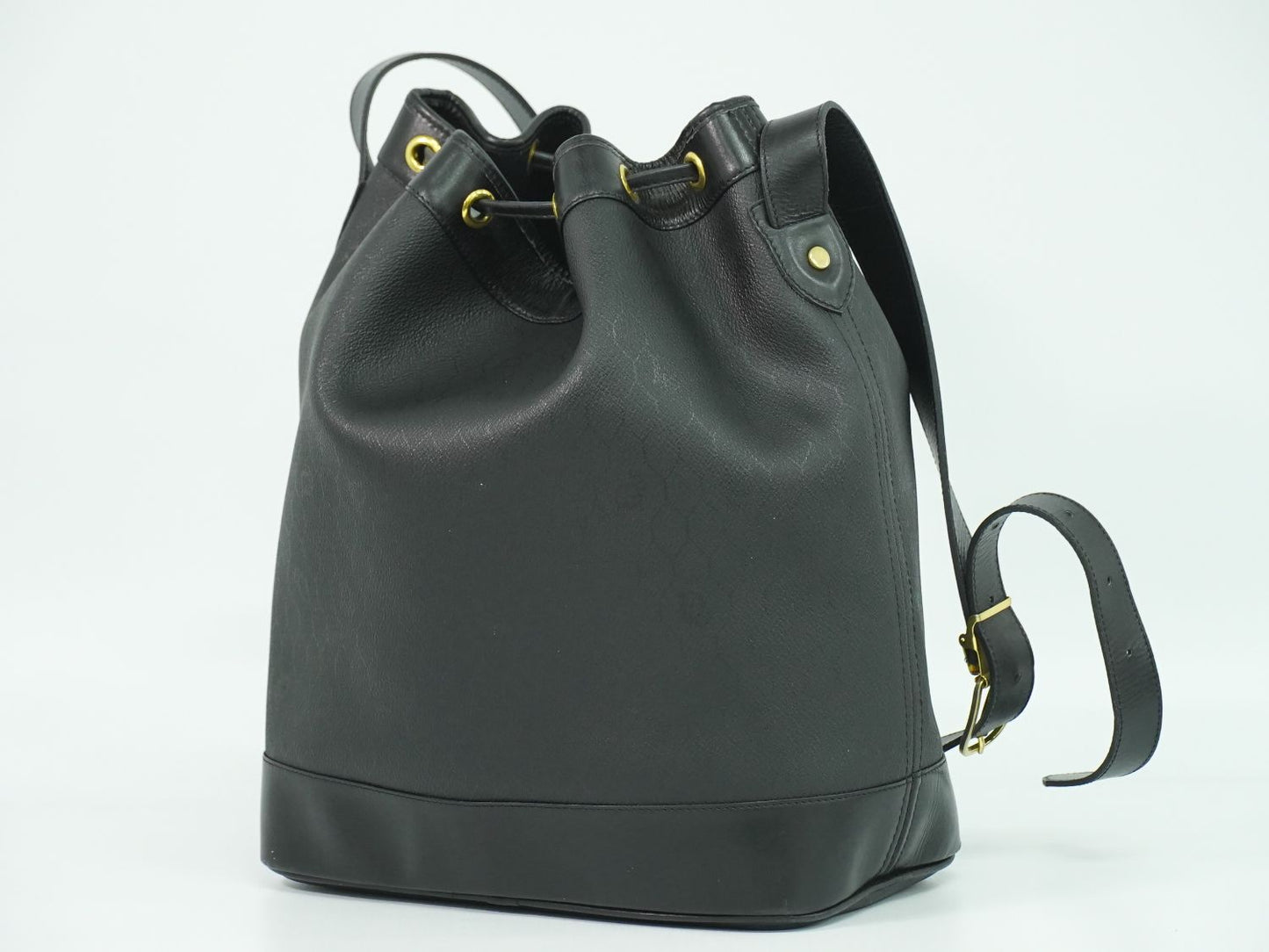 Christian Dior ハニカム柄 ショルダーバッグ ブラック