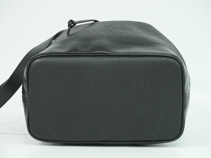 Christian Dior ハニカム柄 ショルダーバッグ ブラック