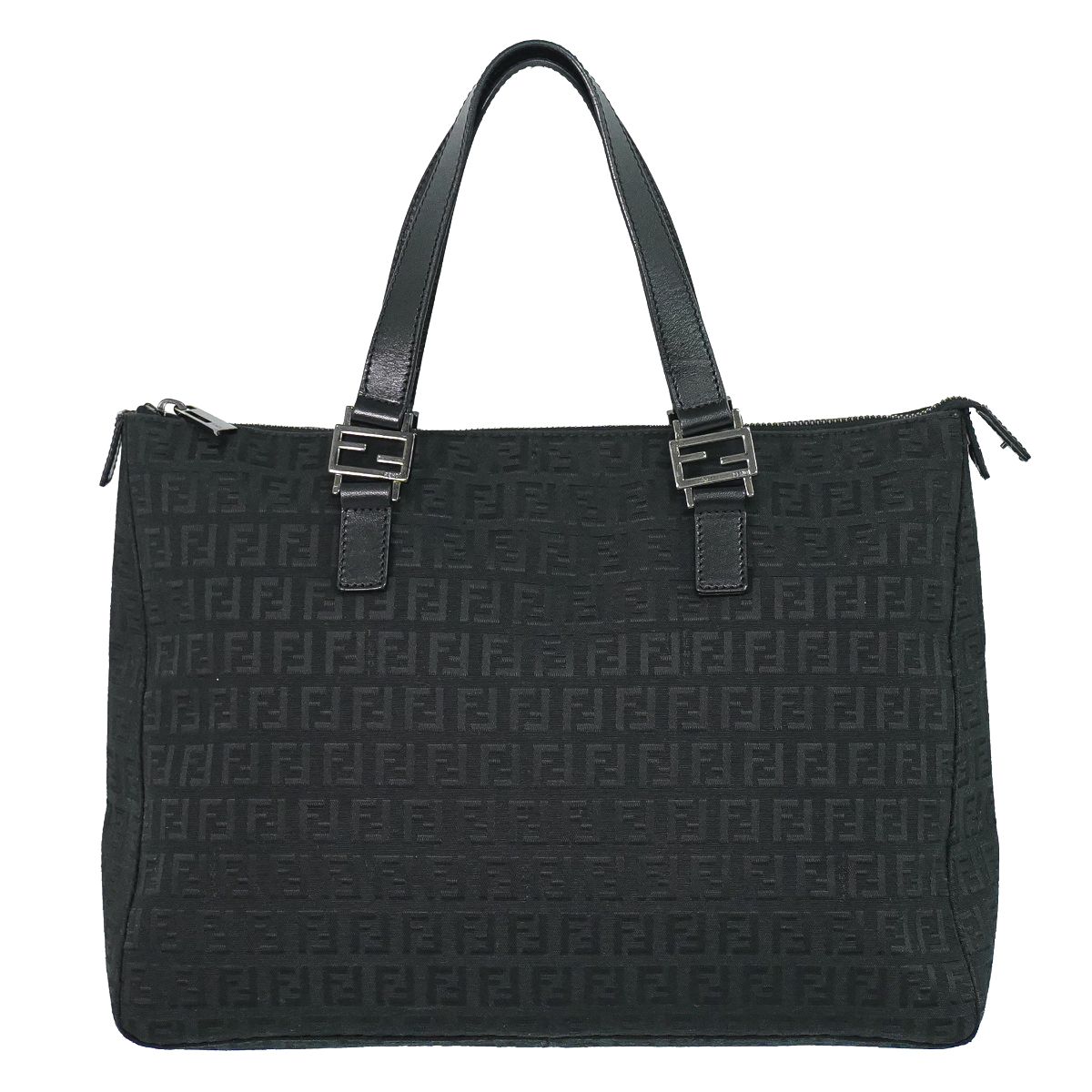 FENDI ズッキーノ トートバッグ ブラック 8BH138
