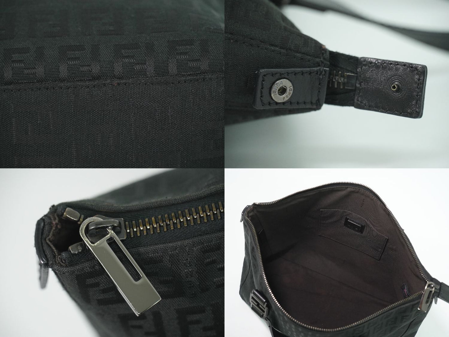 FENDI ズッキーノ トートバッグ ブラック 8BH138