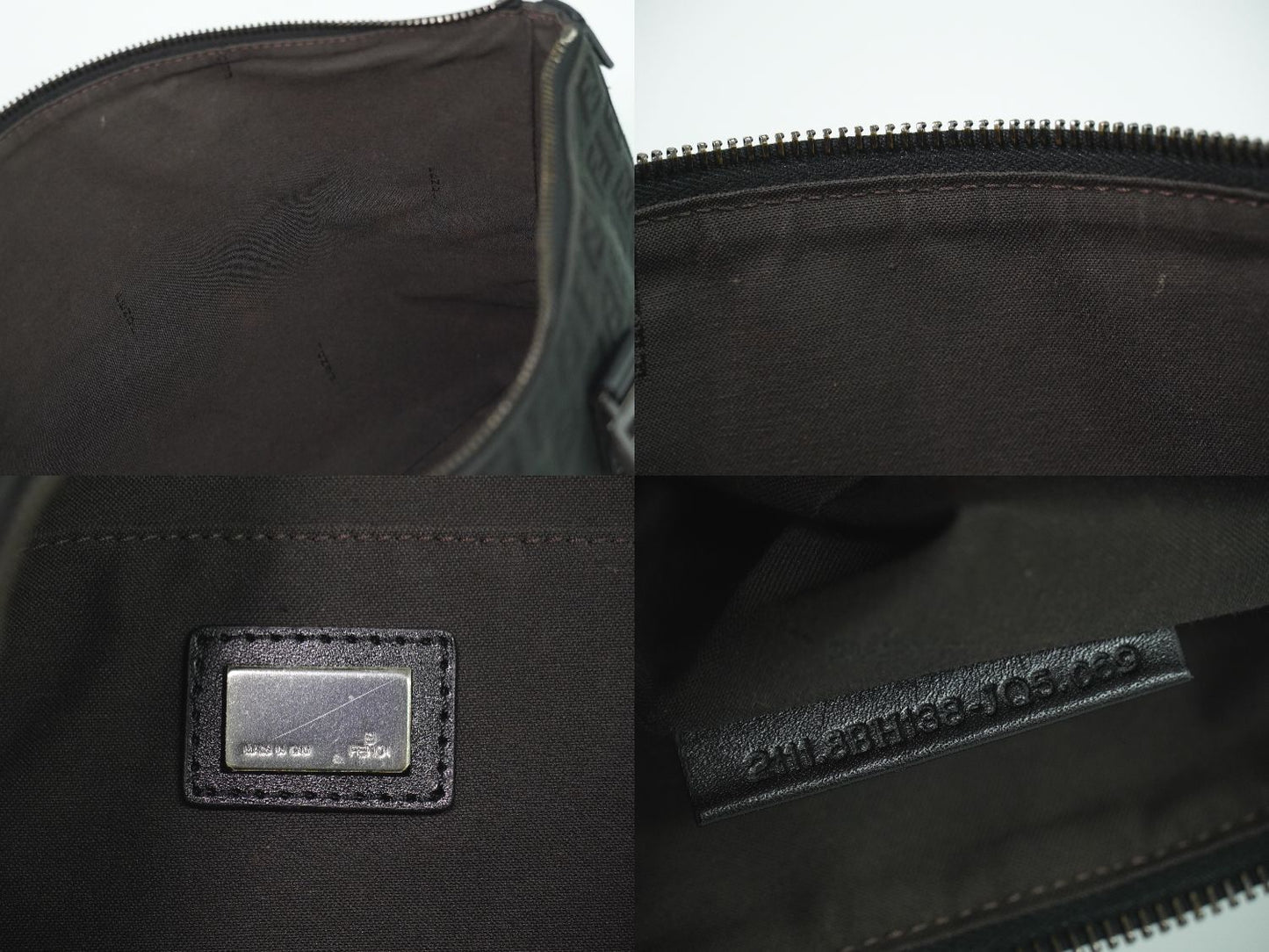 FENDI ズッキーノ トートバッグ ブラック 8BH138