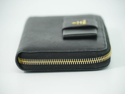 PRADA リボン 長財布 ブラック