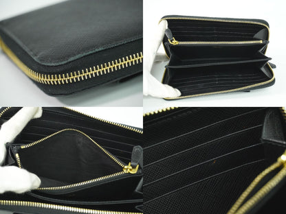 PRADA リボン 長財布 ブラック