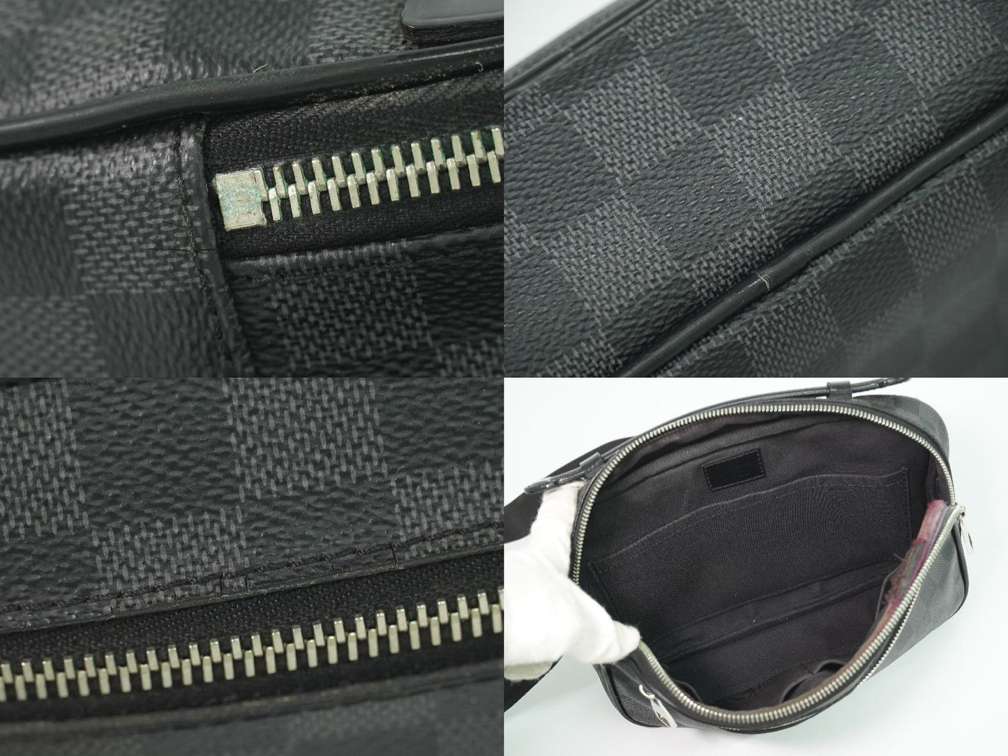 LOUIS VUITTON アンブレール ダミエ グラフィット ボディバッグ ブラック グレー N41289
