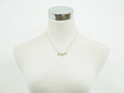 TIFFANY & Co. トリプルリボン 925 750 YG ネックレス シルバー イエローゴールド