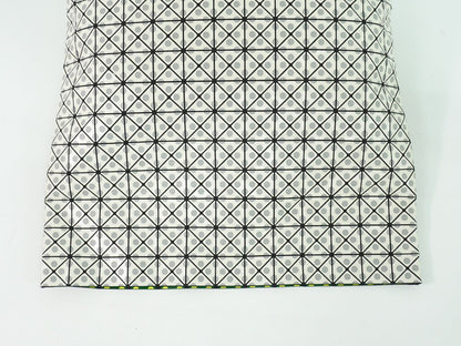 BAOBAO ISSEY MIYAKE ドット クラッチバッグ グリーン ホワイト