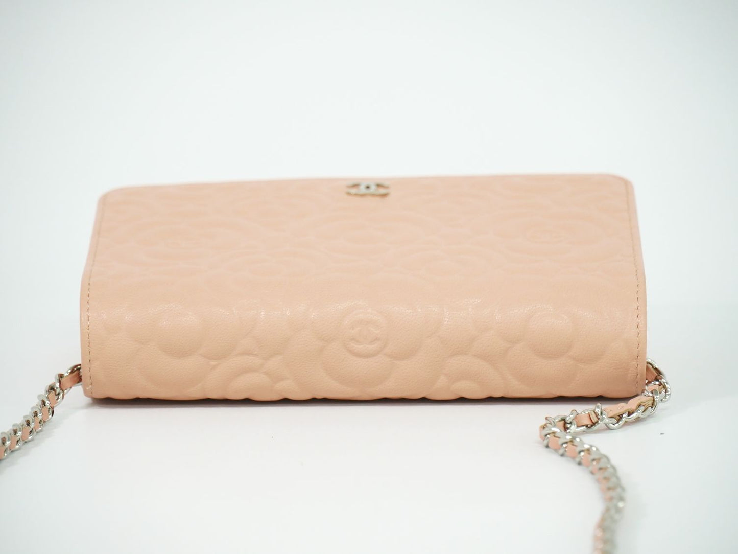 CHANEL ココマーク カメリア ショルダーウォレット ピンク