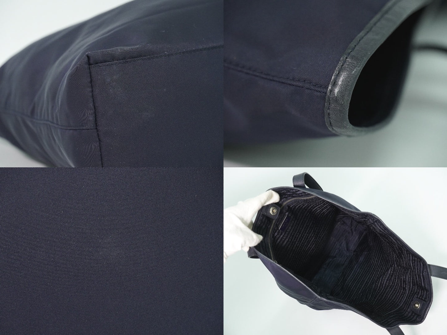 PRADA テスート ショルダーバッグ ネイビー BR4371