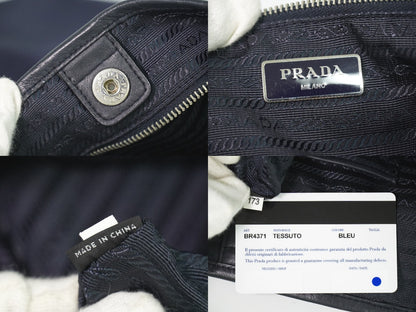 PRADA テスート ショルダーバッグ ネイビー BR4371
