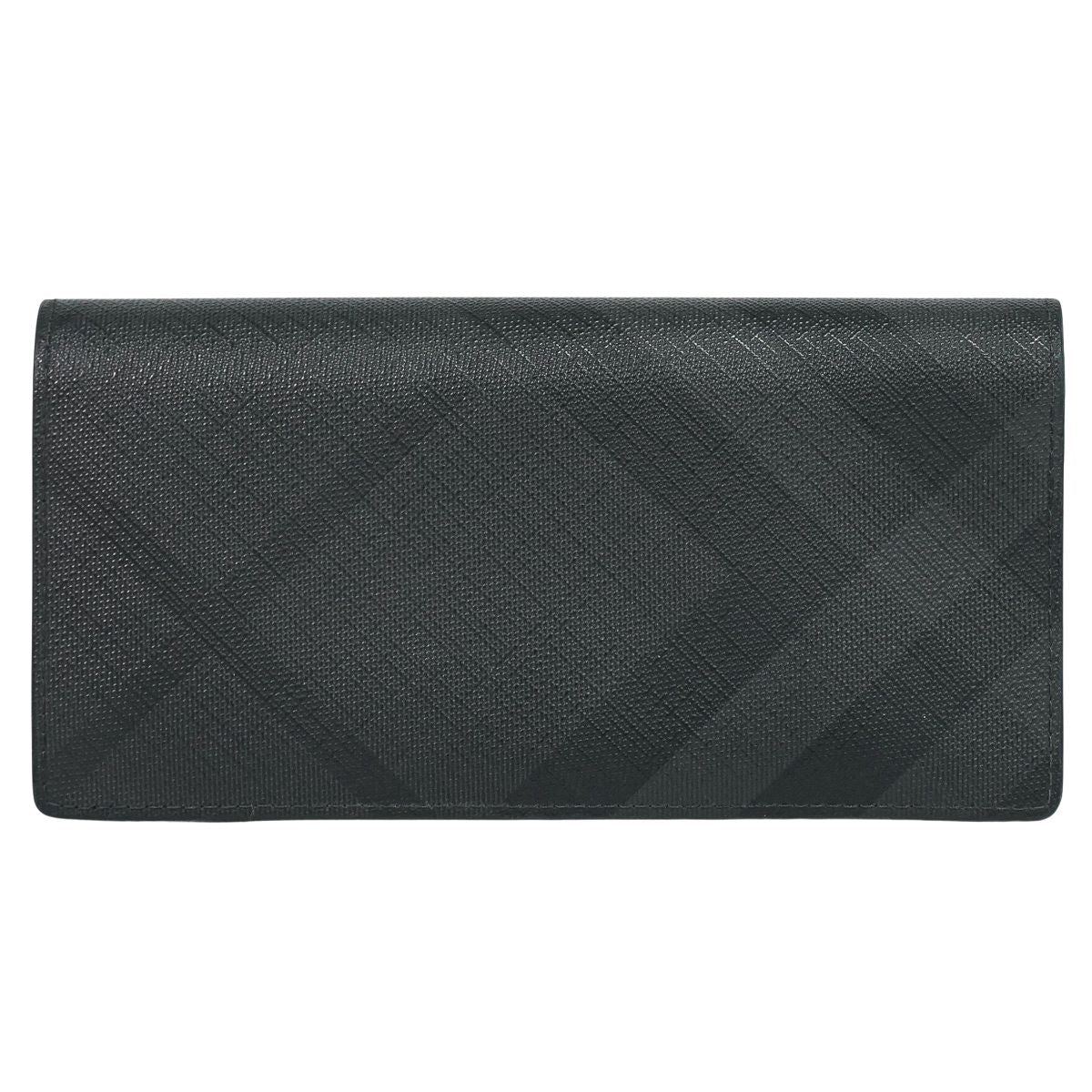 BURBERRY チェック柄 長財布 ブラック