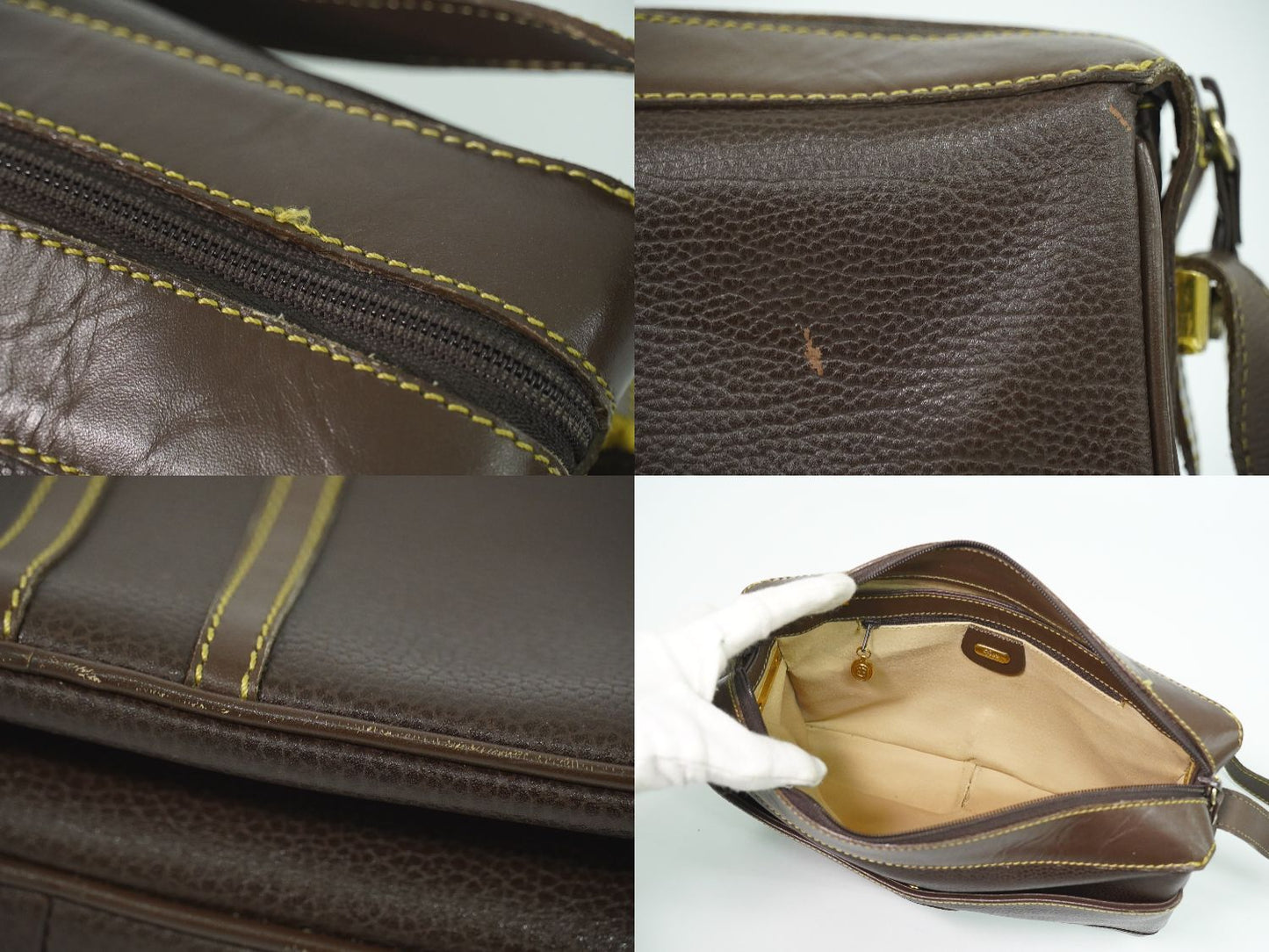 GUCCI オールドグッチ ショルダーバッグ ブラウン