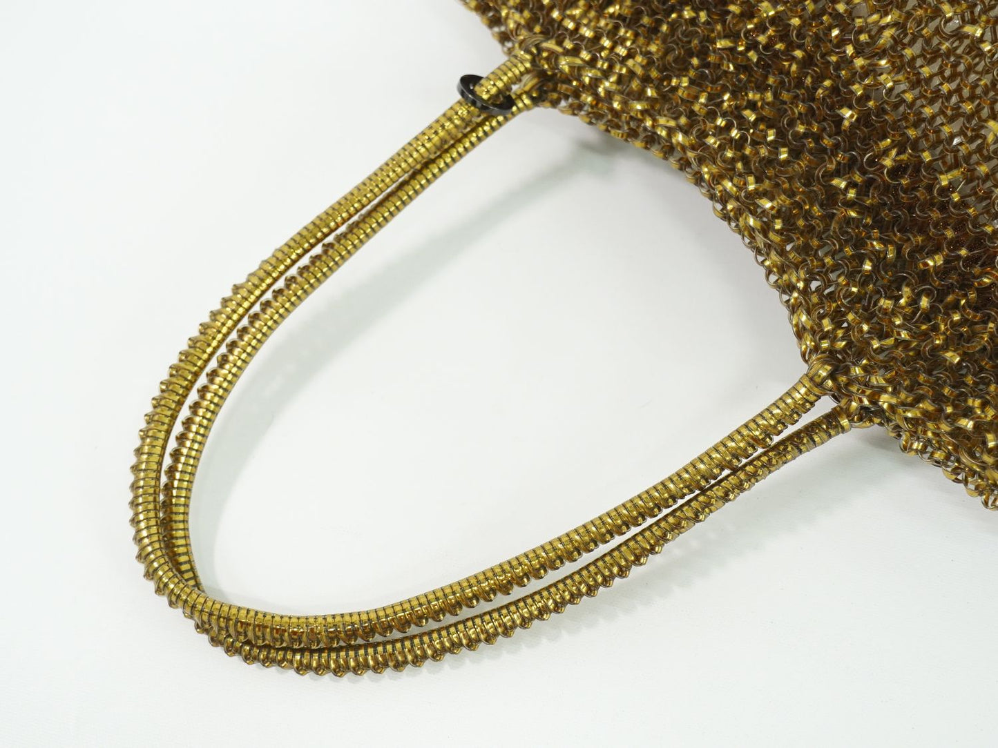 ANTEPRIMA ワイヤーバッグ ゴールド