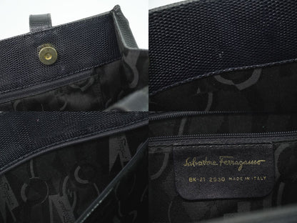 Salvatore Ferragamo ヴァラ ショルダーバッグ ブラック