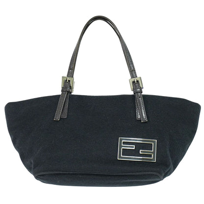 FENDI ズッカ ロゴ トートバッグ ブラック