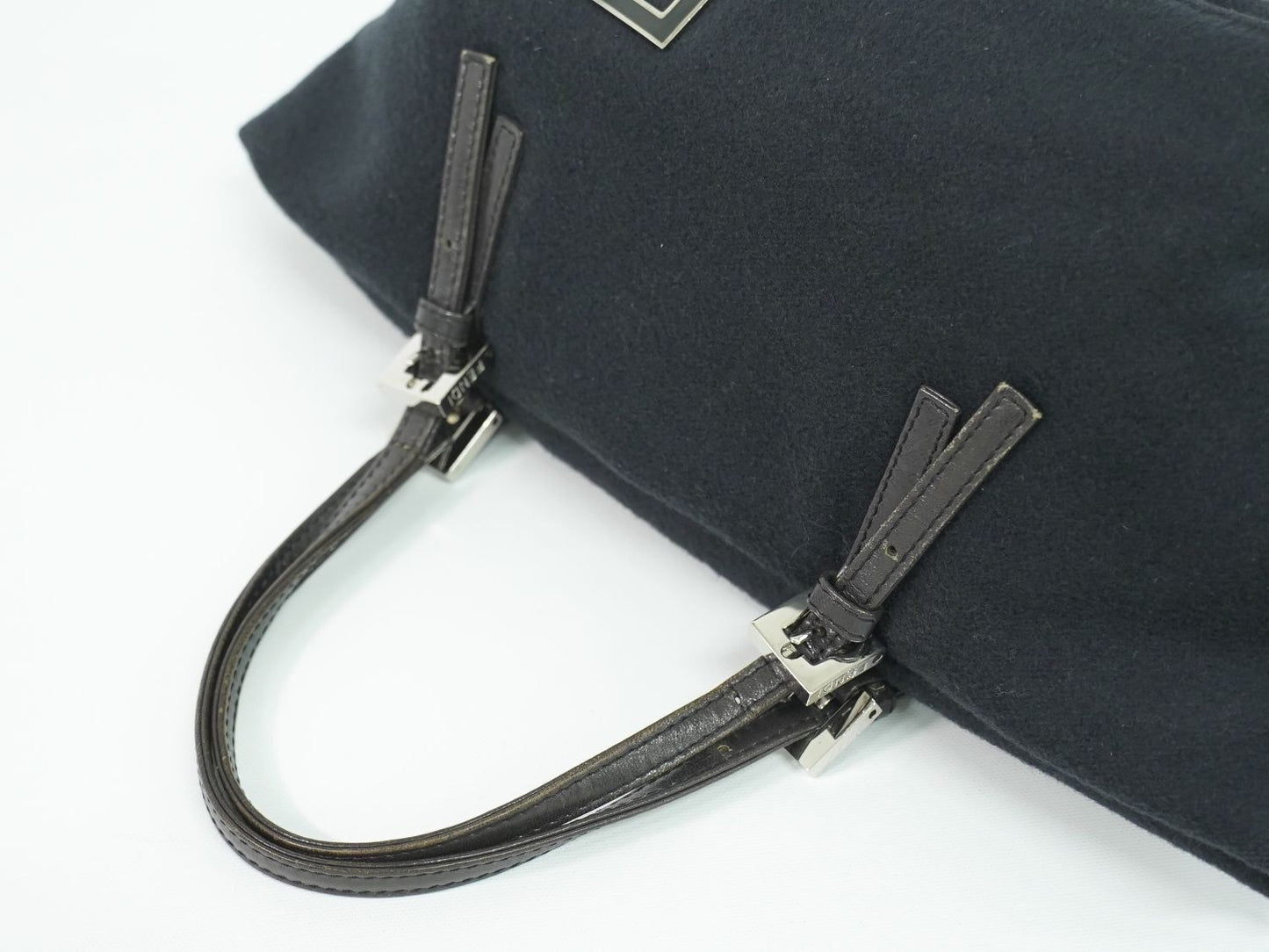 FENDI ズッカ ロゴ トートバッグ ブラック
