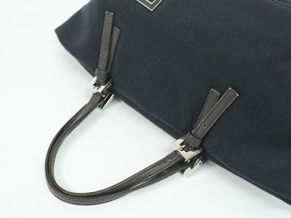 FENDI ズッカ ロゴ トートバッグ ブラック
