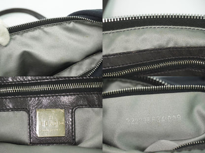 FENDI ズッカ ロゴ トートバッグ ブラック