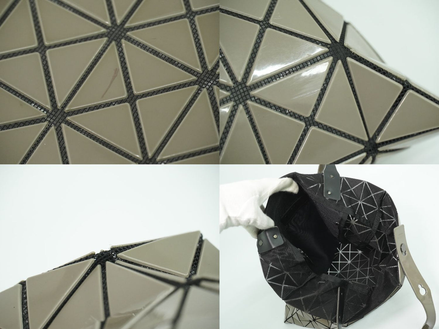 BAOBAO ISSEY MIYAKE トートバッグ グレー