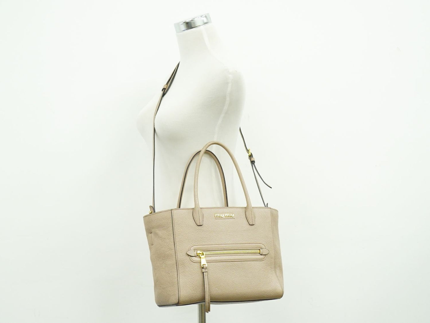 MIU MIU マドラス 2WAY ショルダーバッグ ピンク