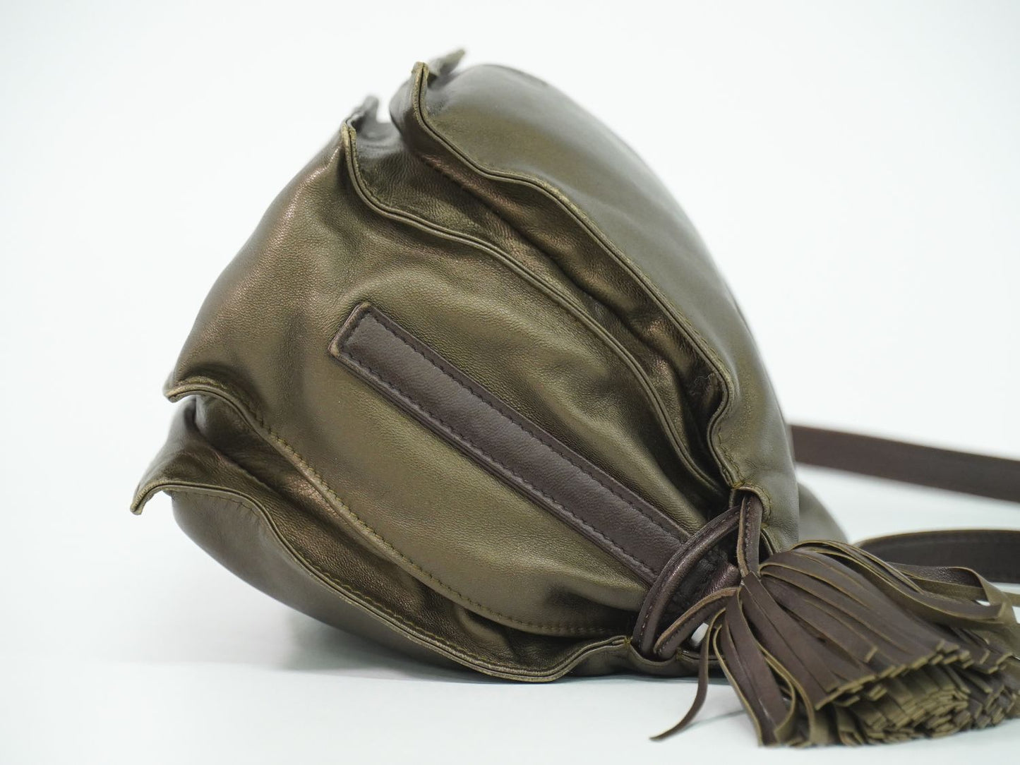 LOEWE フラメンコ タッセル ショルダーバッグ ブロンズ