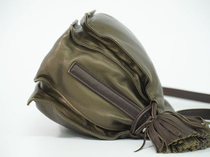 LOEWE フラメンコ タッセル ショルダーバッグ ブロンズ
