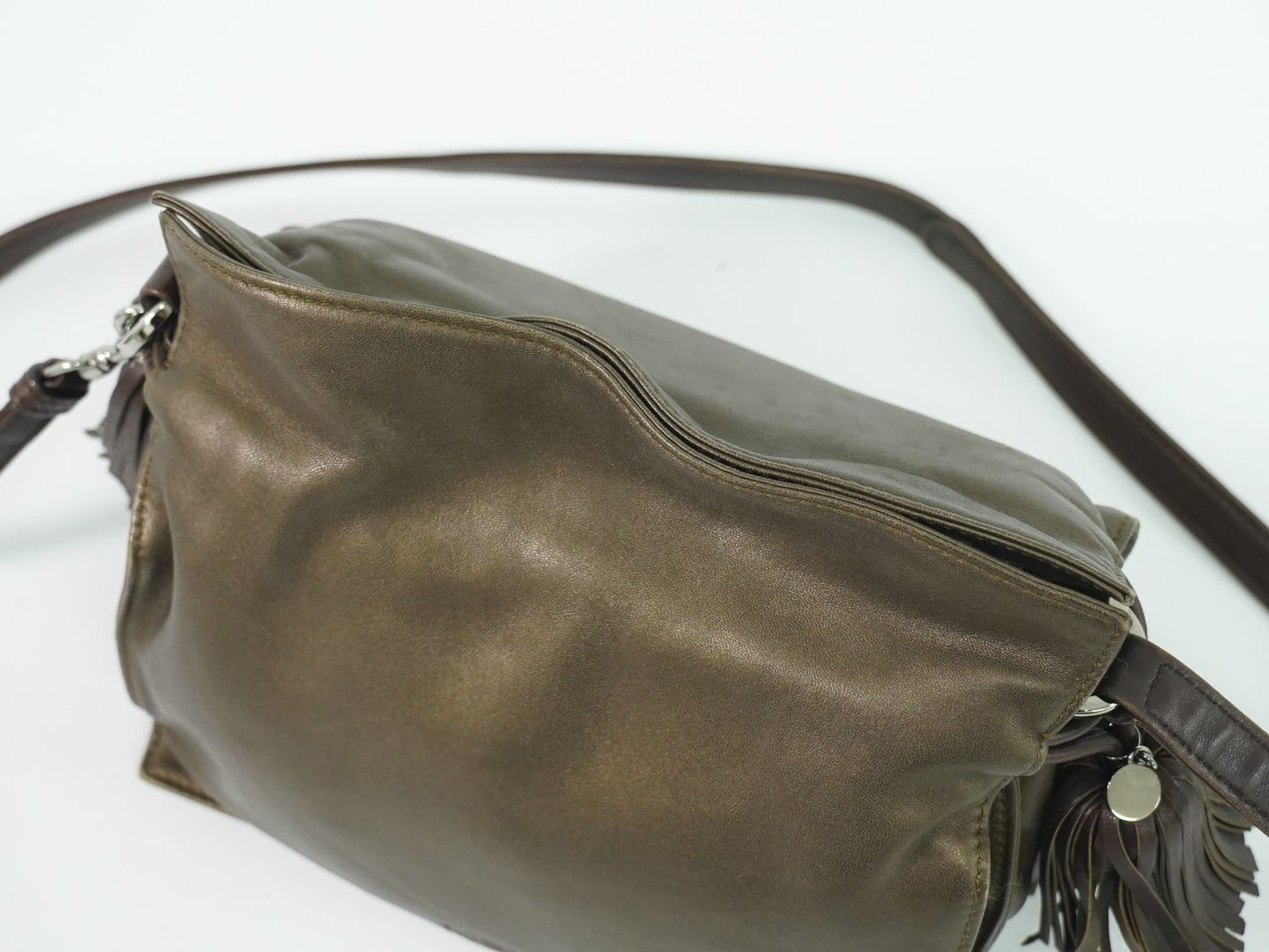 LOEWE フラメンコ タッセル ショルダーバッグ ブロンズ