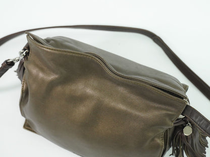 LOEWE フラメンコ タッセル ショルダーバッグ ブロンズ
