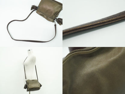 LOEWE フラメンコ タッセル ショルダーバッグ ブロンズ