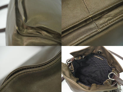 LOEWE フラメンコ タッセル ショルダーバッグ ブロンズ