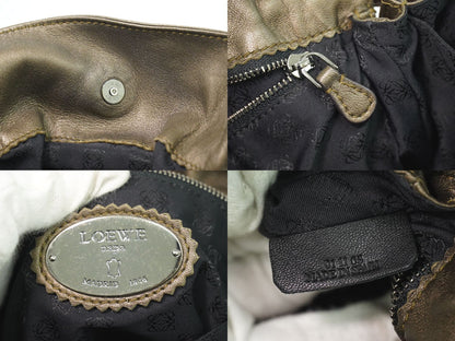 LOEWE フラメンコ タッセル ショルダーバッグ ブロンズ