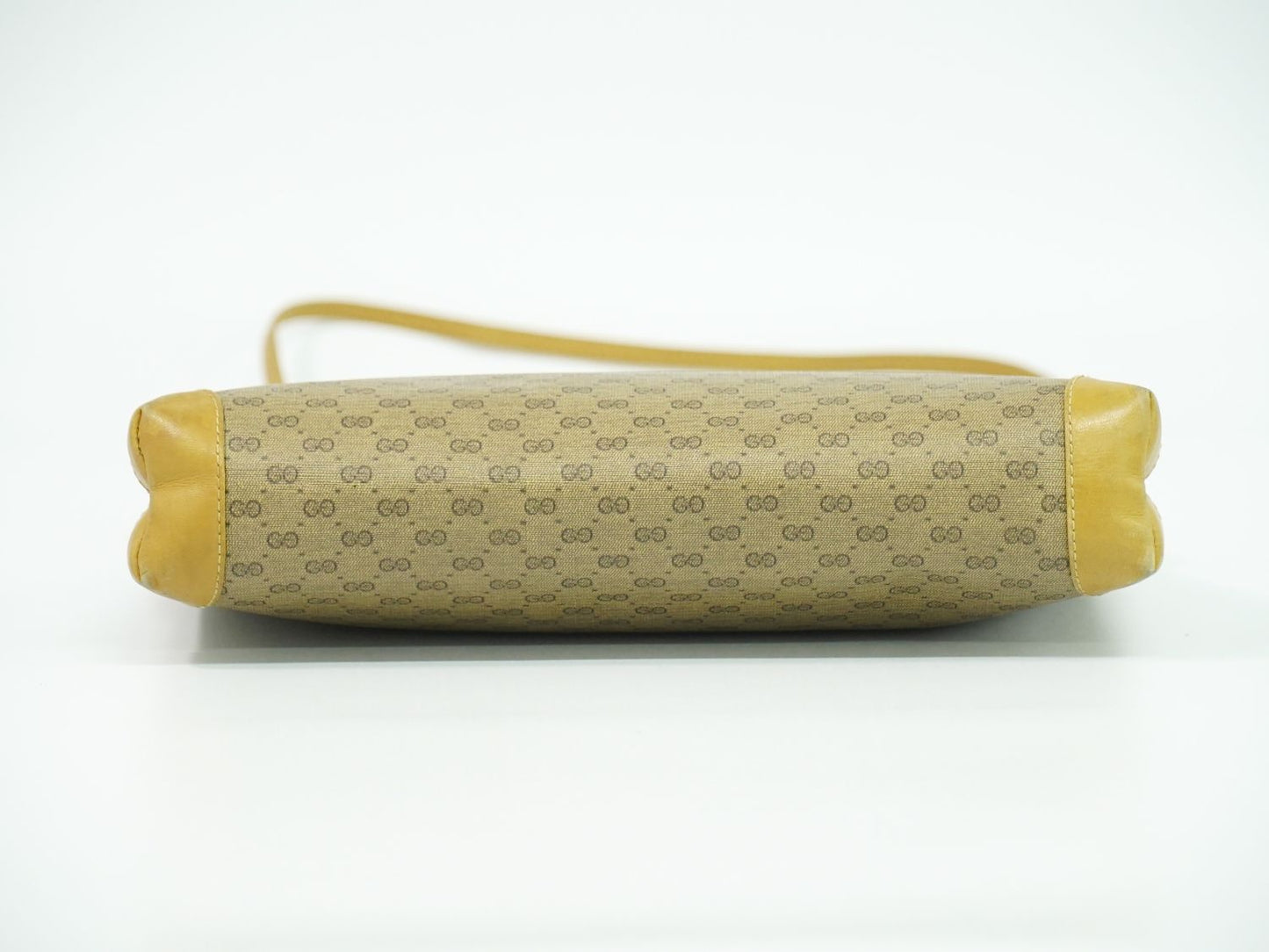 GUCCI オールドグッチ マイクロGG ショルダーバッグ ブラウン