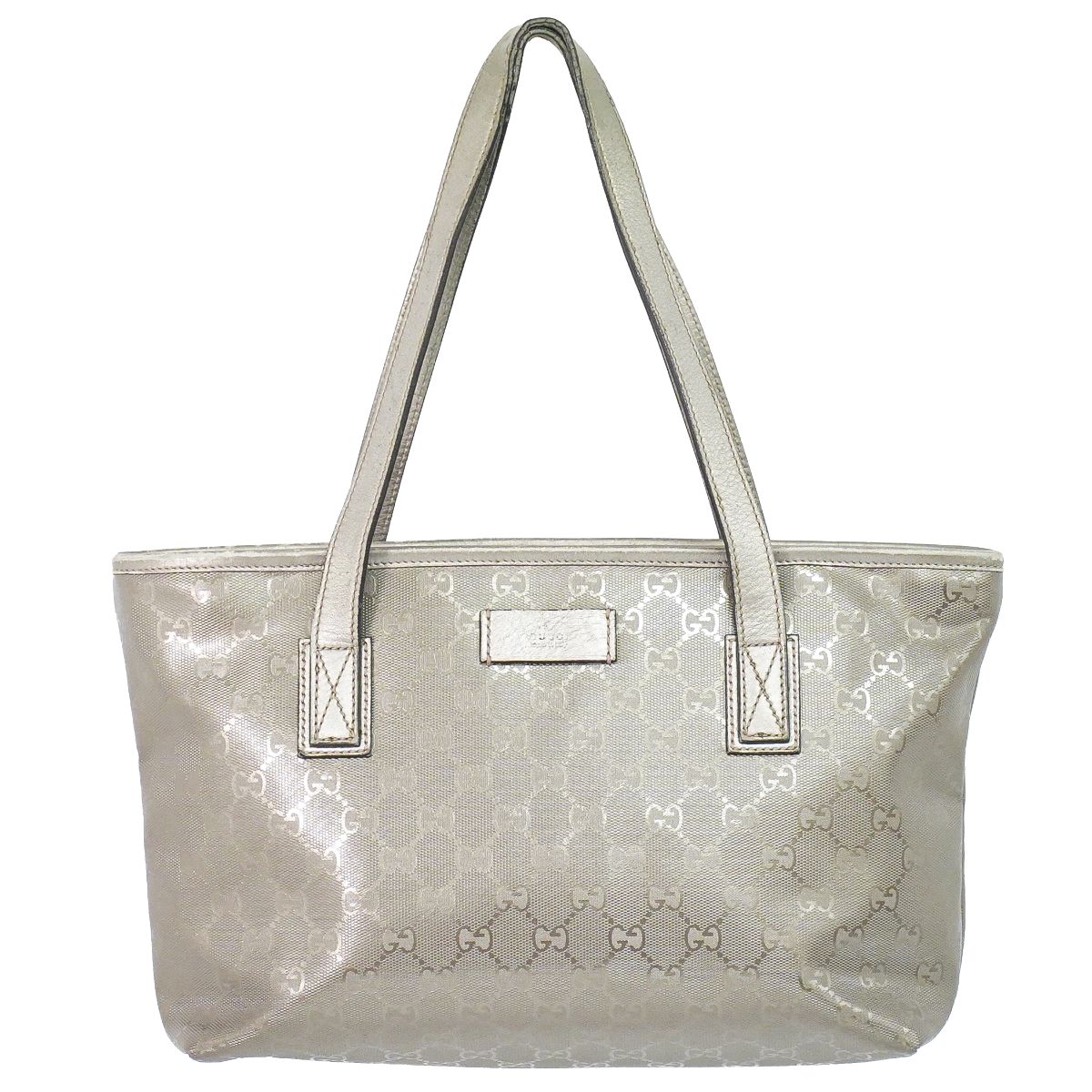GUCCI GGインプリメ トートバッグ シャンパンゴールド 211138