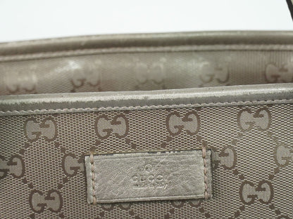 GUCCI GGインプリメ トートバッグ シャンパンゴールド 211138
