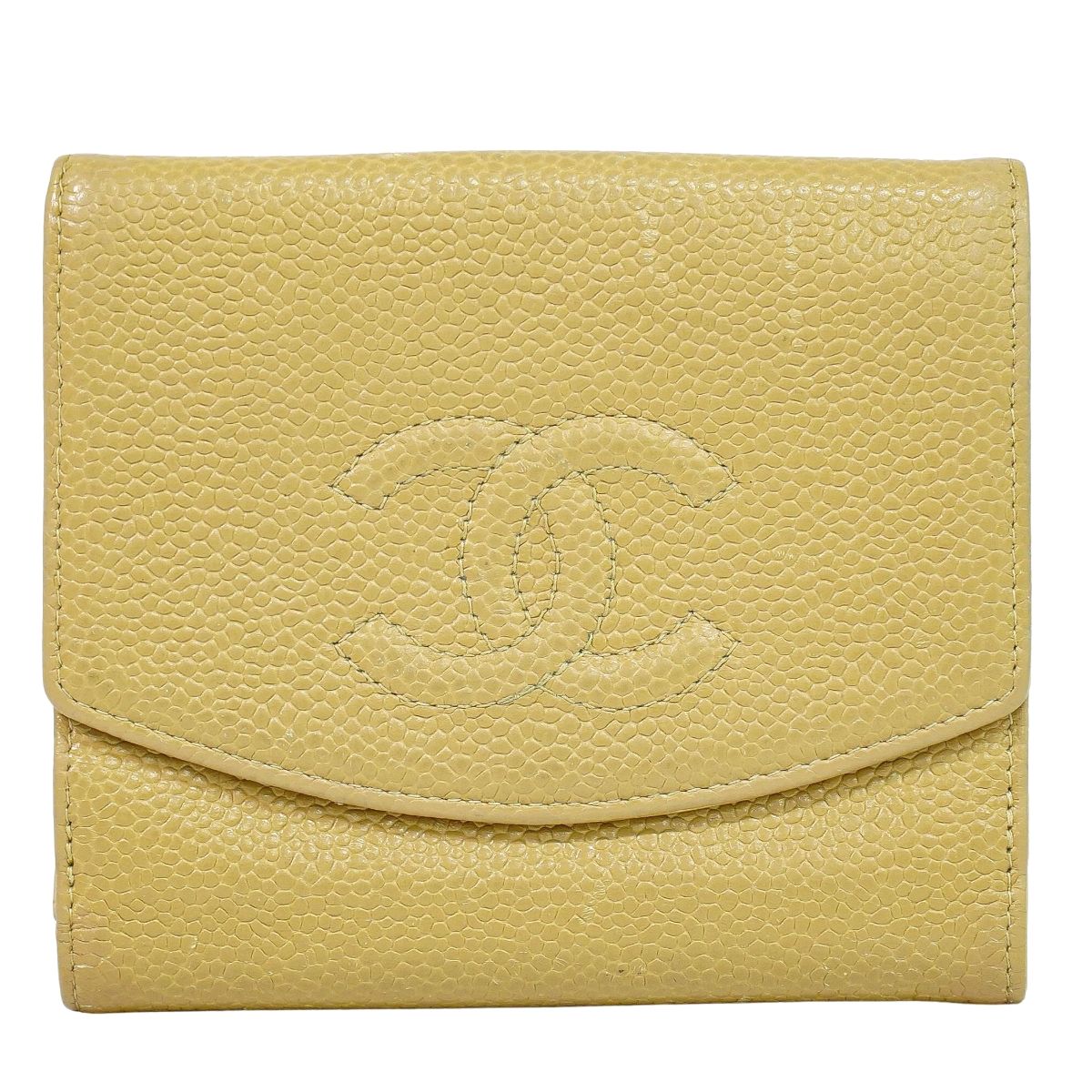 CHANEL ココマーク 折財布 ベージュ