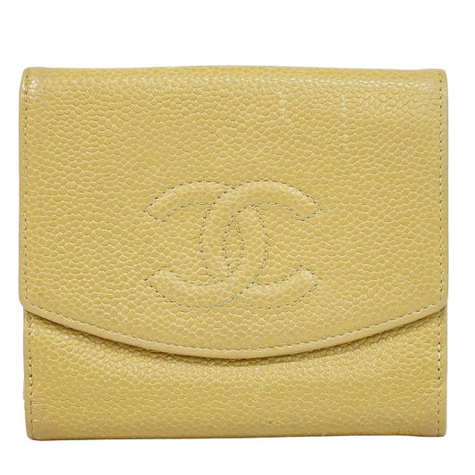 CHANEL ココマーク 折財布 ベージュ