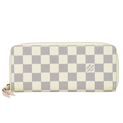 LOUIS VUITTON ポルトフォイユ クレマンス ダミエ アズール 長財布 N61264