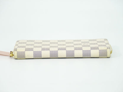 LOUIS VUITTON ポルトフォイユ クレマンス ダミエ アズール 長財布 N61264