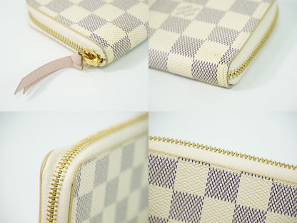 LOUIS VUITTON ポルトフォイユ クレマンス ダミエ アズール 長財布 N61264