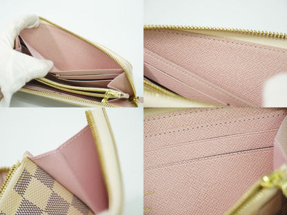 LOUIS VUITTON ポルトフォイユ クレマンス ダミエ アズール 長財布 N61264