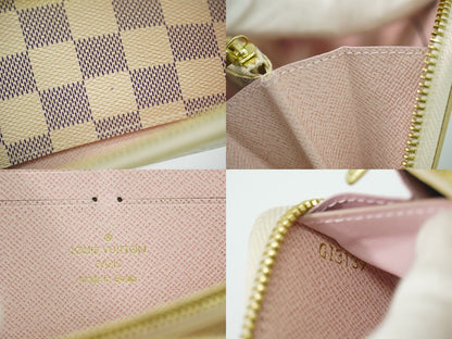 LOUIS VUITTON ポルトフォイユ クレマンス ダミエ アズール 長財布 N61264