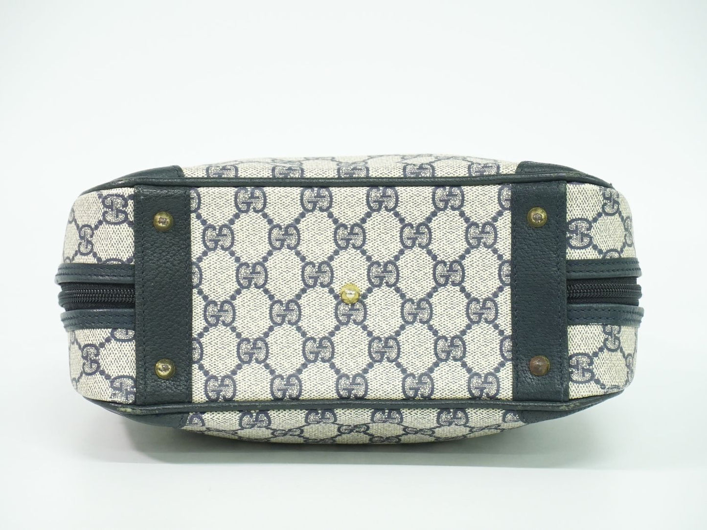 GUCCI GGスプリーム ハンドバッグ ネイビー